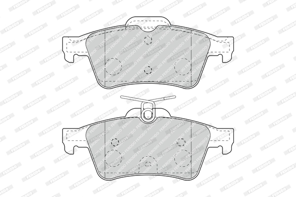 Set placute frana