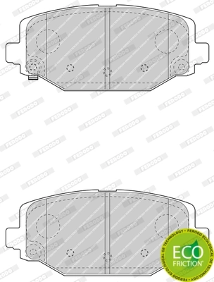 Set placute frana