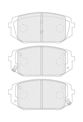 Set placute frana