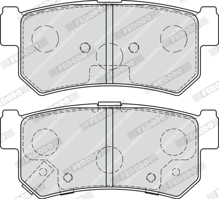 Set placute frana