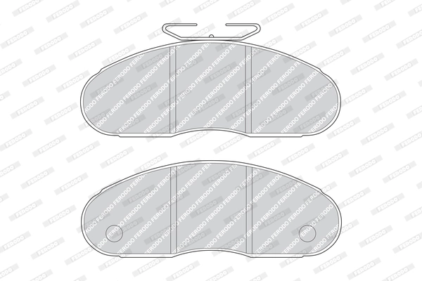 Set placute frana