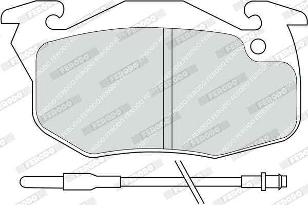 Set placute frana