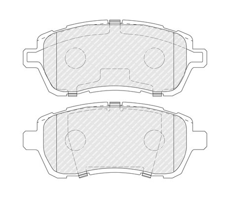 Set placute frana