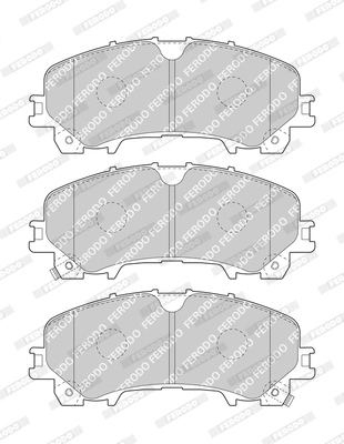 Set placute frana