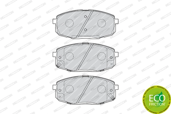 Set placute frana