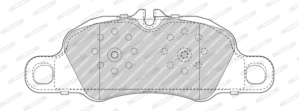Set placute frana