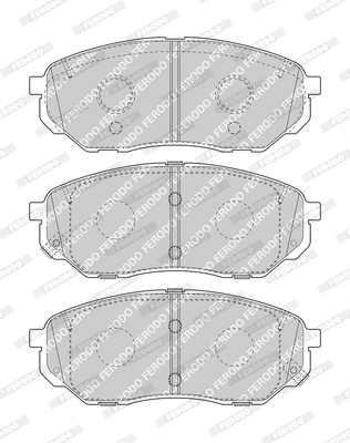Set placute frana