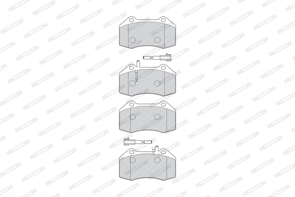Set placute frana
