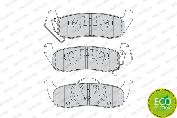 Set placute frana