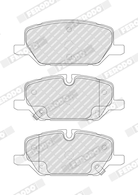 Set placute frana