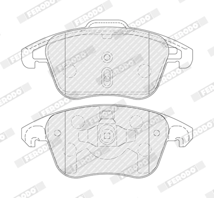 Set placute frana