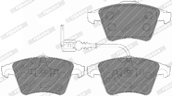 Set placute frana