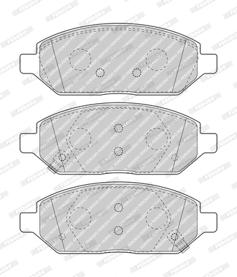 Set placute frana