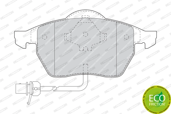 Set placute frana