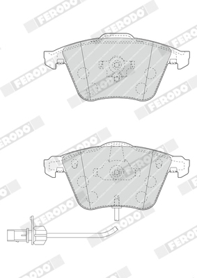 Set placute frana