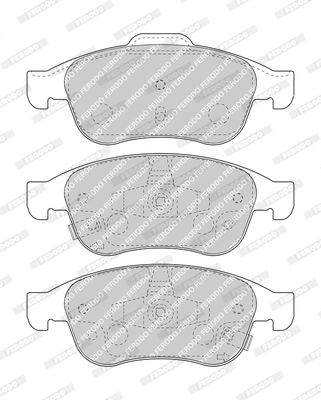 Set placute frana