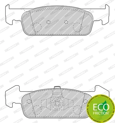 Set placute frana