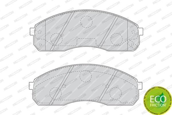 Set placute frana