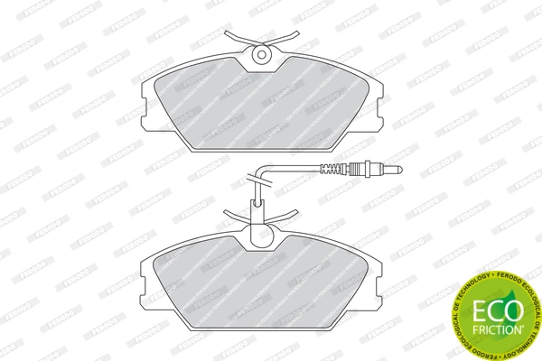Set placute frana