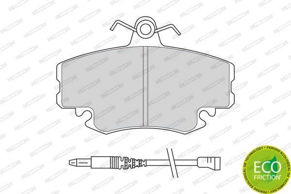 Set placute frana