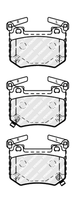 Set placute frana
