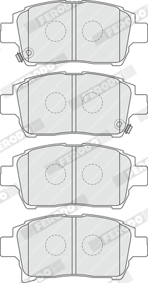 Set placute frana