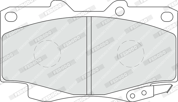 Set placute frana