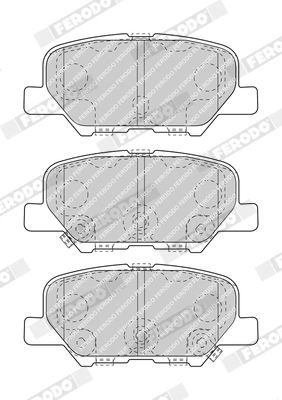 Set placute frana
