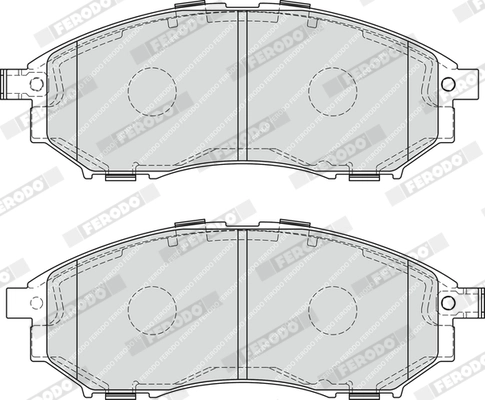 Set placute frana