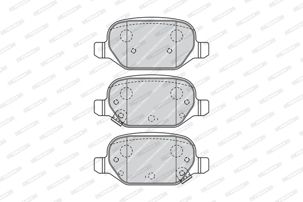 Set placute frana
