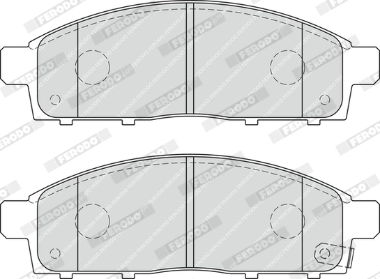 Set placute frana