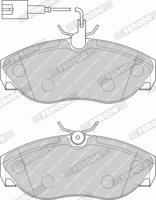 Set placute frana