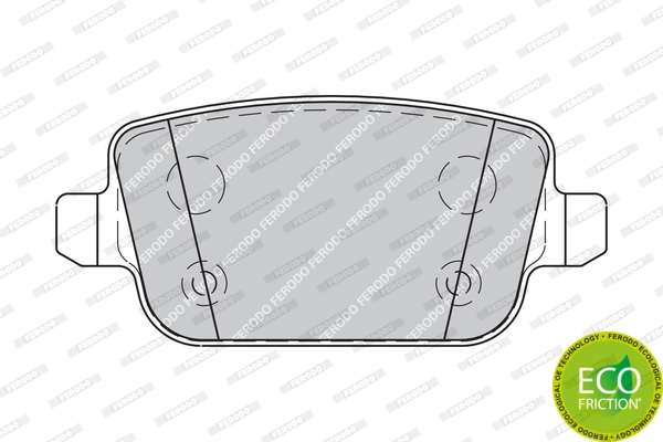 Set placute frana