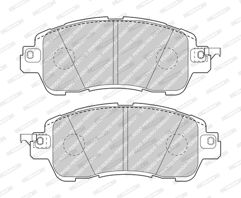 Set placute frana