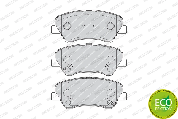 Set placute frana