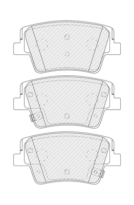 Set placute frana