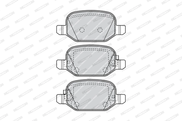 Set placute frana