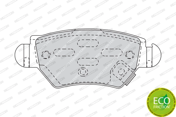 Set placute frana