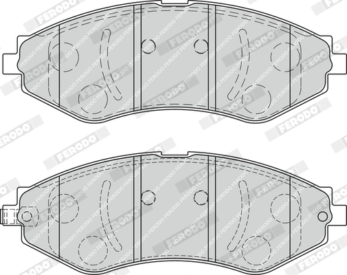 Set placute frana