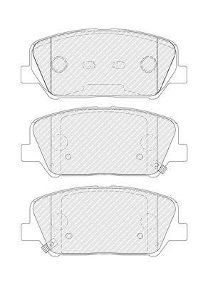 Set placute frana