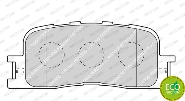 Set placute frana