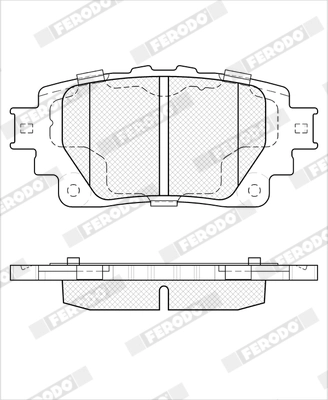 Set placute frana