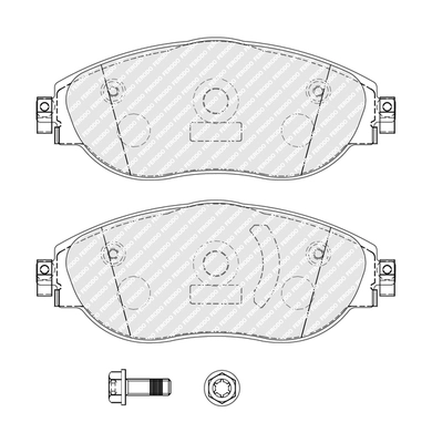 Set placute frana