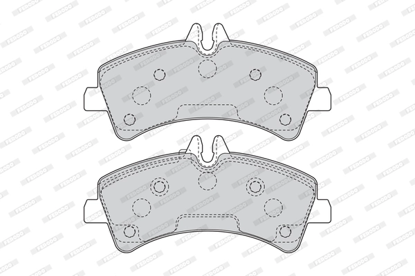 Set placute frana