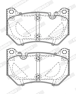 Set placute frana
