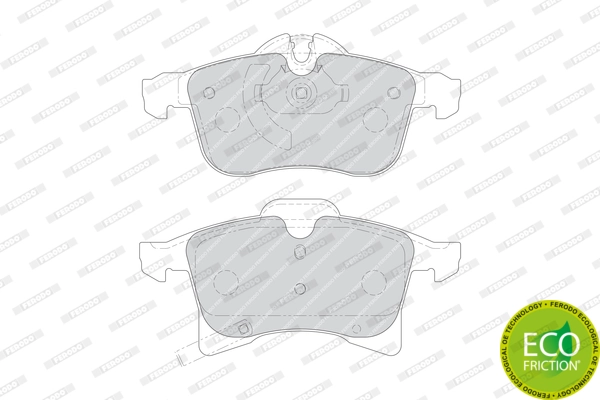 Set placute frana