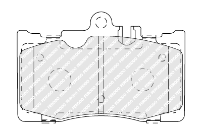 Set placute frana