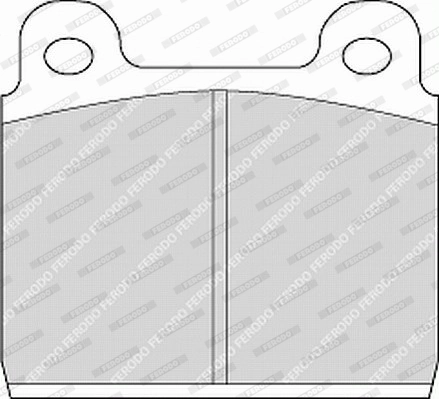 Set placute frana