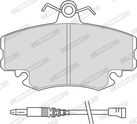 Set placute frana