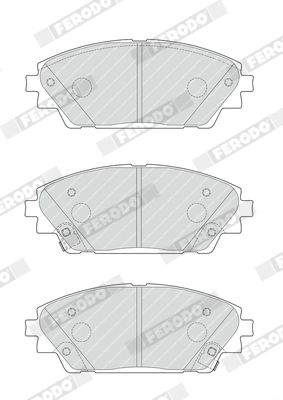 Set placute frana